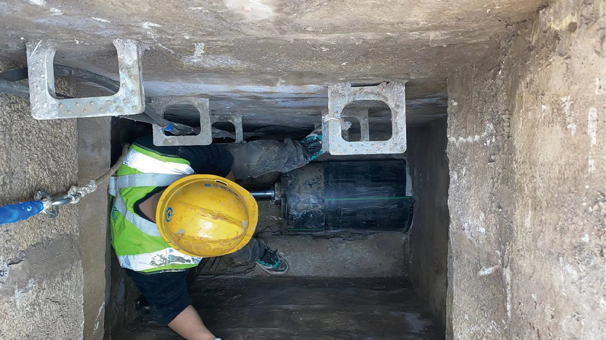 自流井HDPE短管内衬法